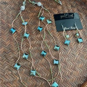 NWT Beautiful Park Lane necklace and earrings set. Brand new and never worn.